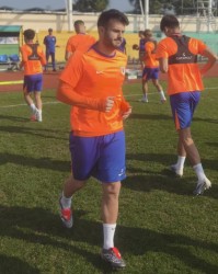 澳洲幸运彩10-山东泰山冬训现场：瓦科归队，投入新赛季备战